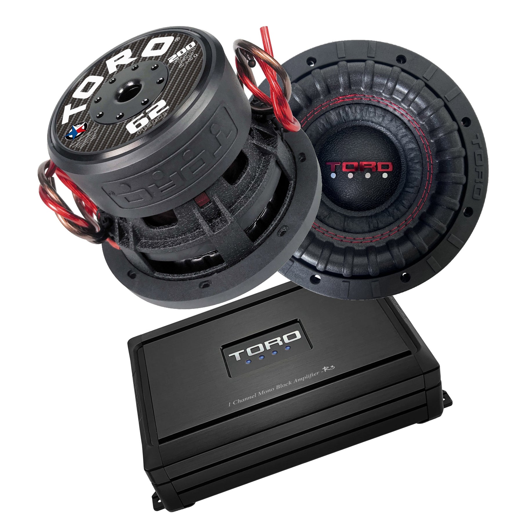 Car Bass Packages Subwoofer and Amplifier Bass Packages Toro Tech