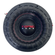 FORCE 10 | 10 Inch 1500 Watts RMS / 3000w MAX - Dual 4 Ohm 3" V.C. Car Subwoofer