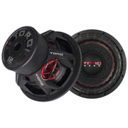 Two FIERCE12 Dual 4 Ohm Subwoofers | 1600 Watts RMS | 800w RMS Each