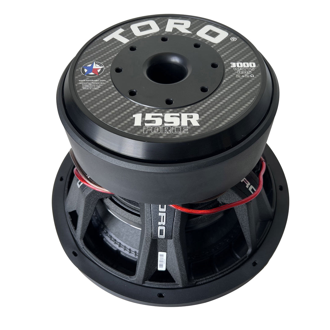 Toro Audio FORCE15SR Car Subwoofer | 15 Inch Subwoofer | 3000