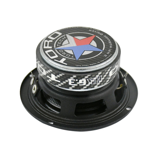 HK63 | 6.5 Inch 3-Way Component Car Speaker Set - 180 Watts RMS / 360 Watt MAX (PAIR)