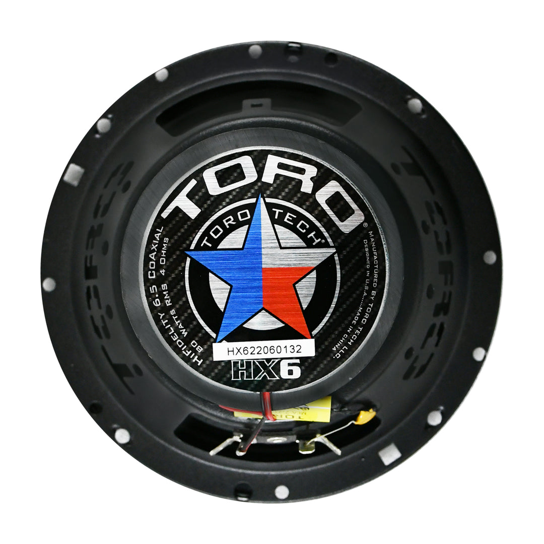 HX6 Car Speakers | 6.5 Inch 2-Way Coaxial Car Speaker Set - 160