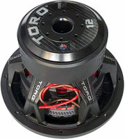 FORCE 12 | 12 Inch 1500 Watts RMS / 3000w MAX - Dual 4 Ohm 3" V.C. Car Subwoofer