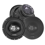 F6 | 6.5 Inch 3-Way Coaxial Car Speaker Set - 120 Watt MAX / 60 Watts RMS (PAIR)