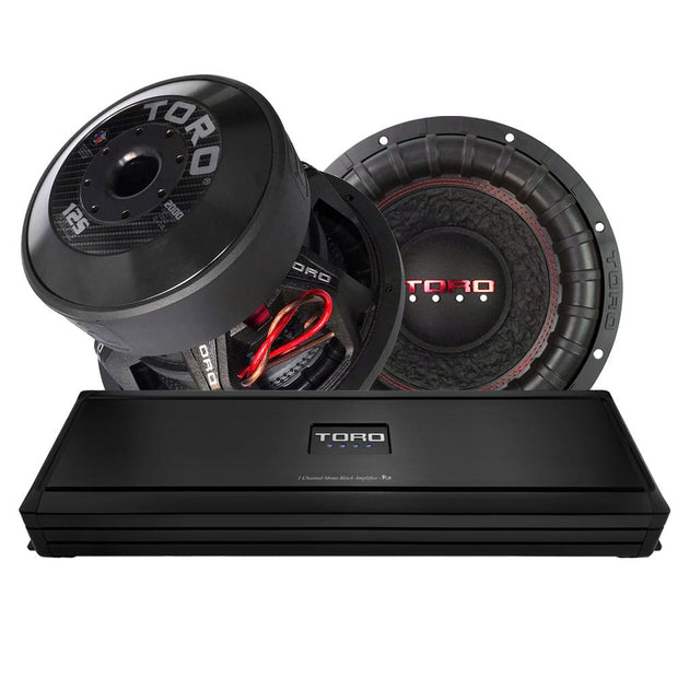 Two FORCE12s SUBS + R6 AMPLIFIER @ 0.5Ω | 3200 Watts RMS