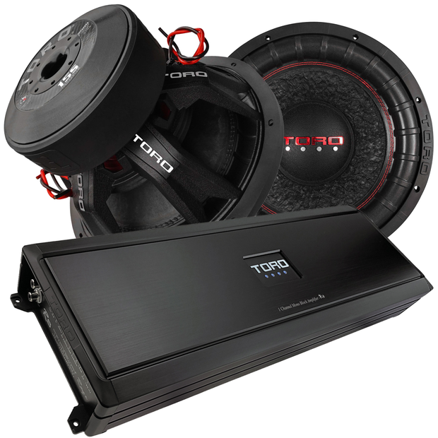 Two FORCE15s SUBS + R6 AMPLIFIER @ 0.5Ω | 3200 Watts RMS