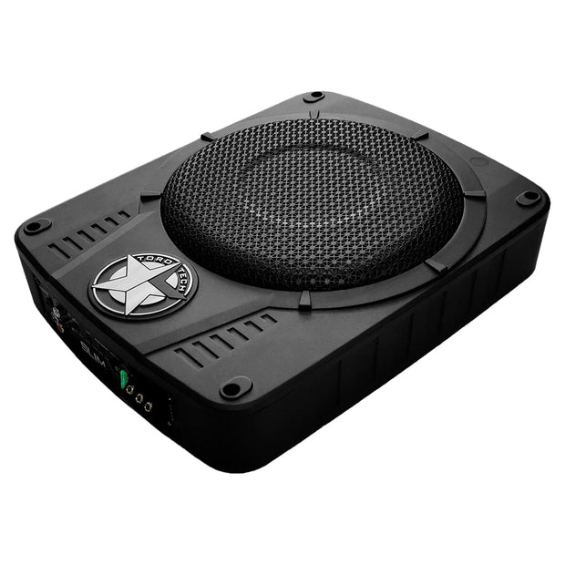 SLIM10 | 300 Watt RMS Compact Powered Active Low Profile Under-Seat Car Subwoofer